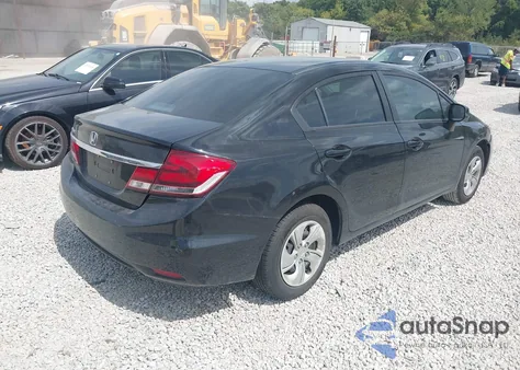 2013 Honda Civic Lx из США, поврежденный, VIN 19XFB2F54DE053414